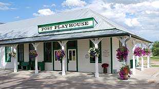 exterior of Post Playhouse